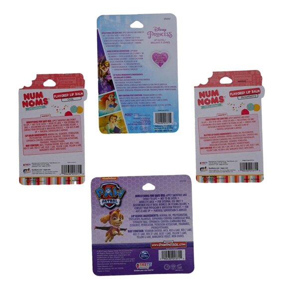 Assorted Flavored Lip Treats: Num Noms, Paw Patrol, and Disney Princess - Picture 2 of 4